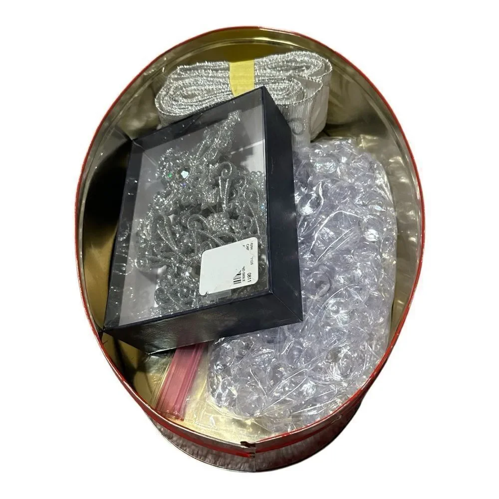 Silver Christmas Decoration Bundle lot